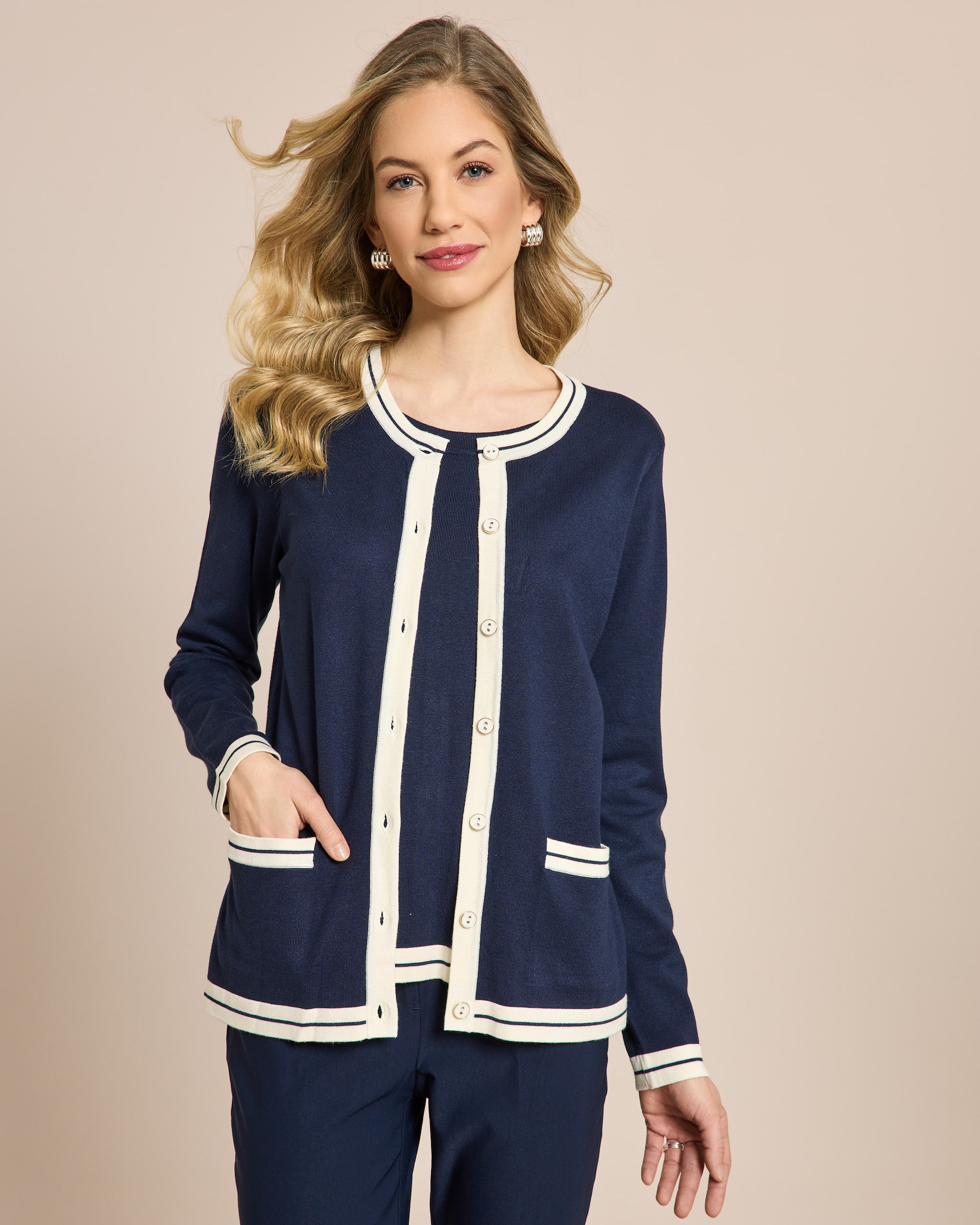 Produktabbildung für Pullover 2-in-1 im Twin-Set-Look