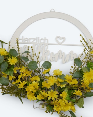 Produktabbildung 3 für LED-Türkranz "Willkommen"