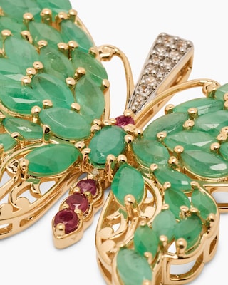 Produktabbildung 4 für Anhänger mit Sambia Smaragd