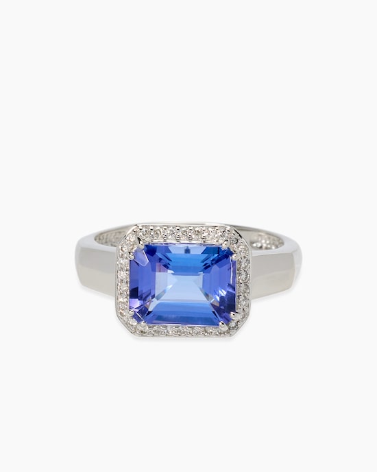 Produktabbildung für Ring mit Tansanit AAAAA & Brillanten