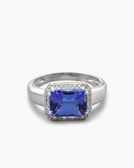 Produktabbildung für Ring mit Tansanit AAAAA & Brillanten