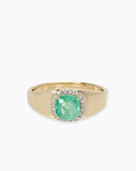 Produktabbildung für Ring mit Smaragd und Diamant
