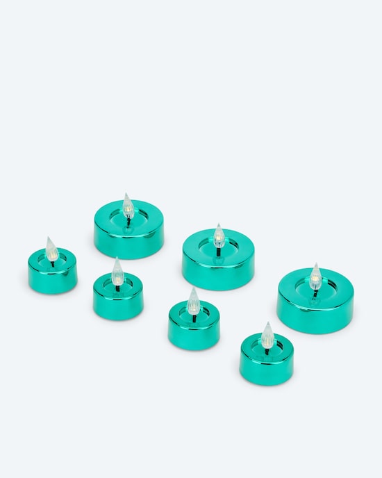 Produktabbildung für LED-Teelichter Shiny, 7tlg.