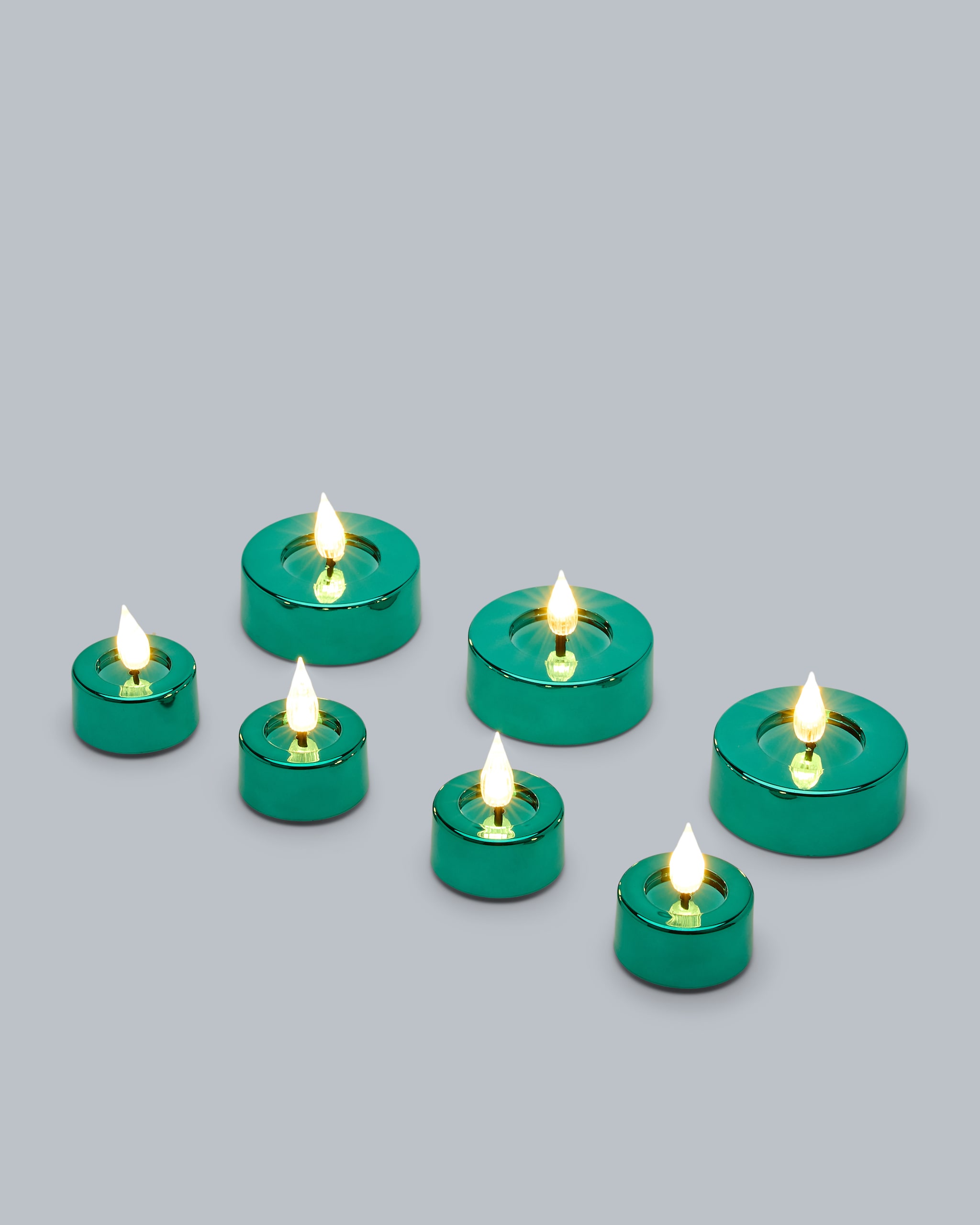 Produktabbildung für LED-Teelichter Shiny, 7tlg.