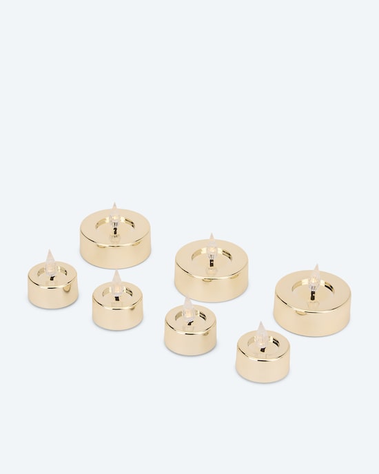 Produktabbildung für LED-Teelichter Shiny, 7tlg.