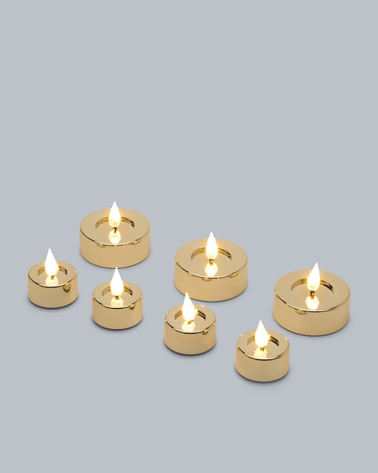 Produktabbildung für LED-Teelichter Shiny, 7tlg.
