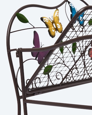 Produktabbildung 4 für Outdoor Deko-Bank "Schmetterlinge"