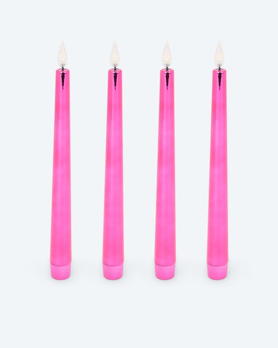 Produktabbildung für LED-Stabkerzen "Shiny", 4tlg.