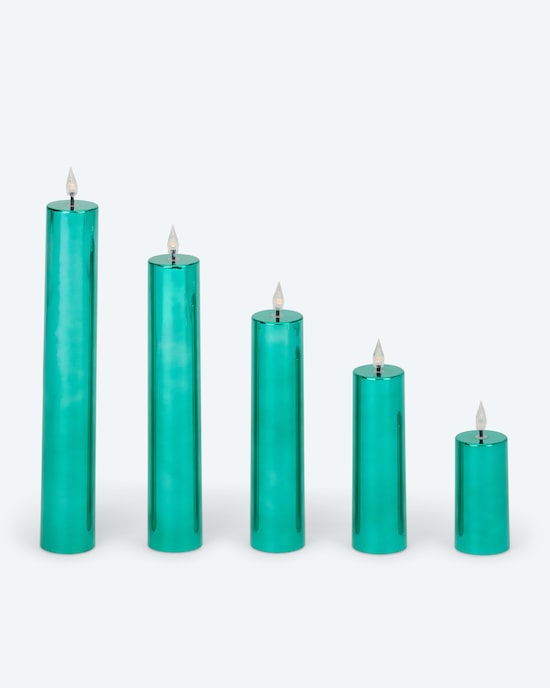 Produktabbildung für XXL LED-Kerzen "Shiny", 5tlg.