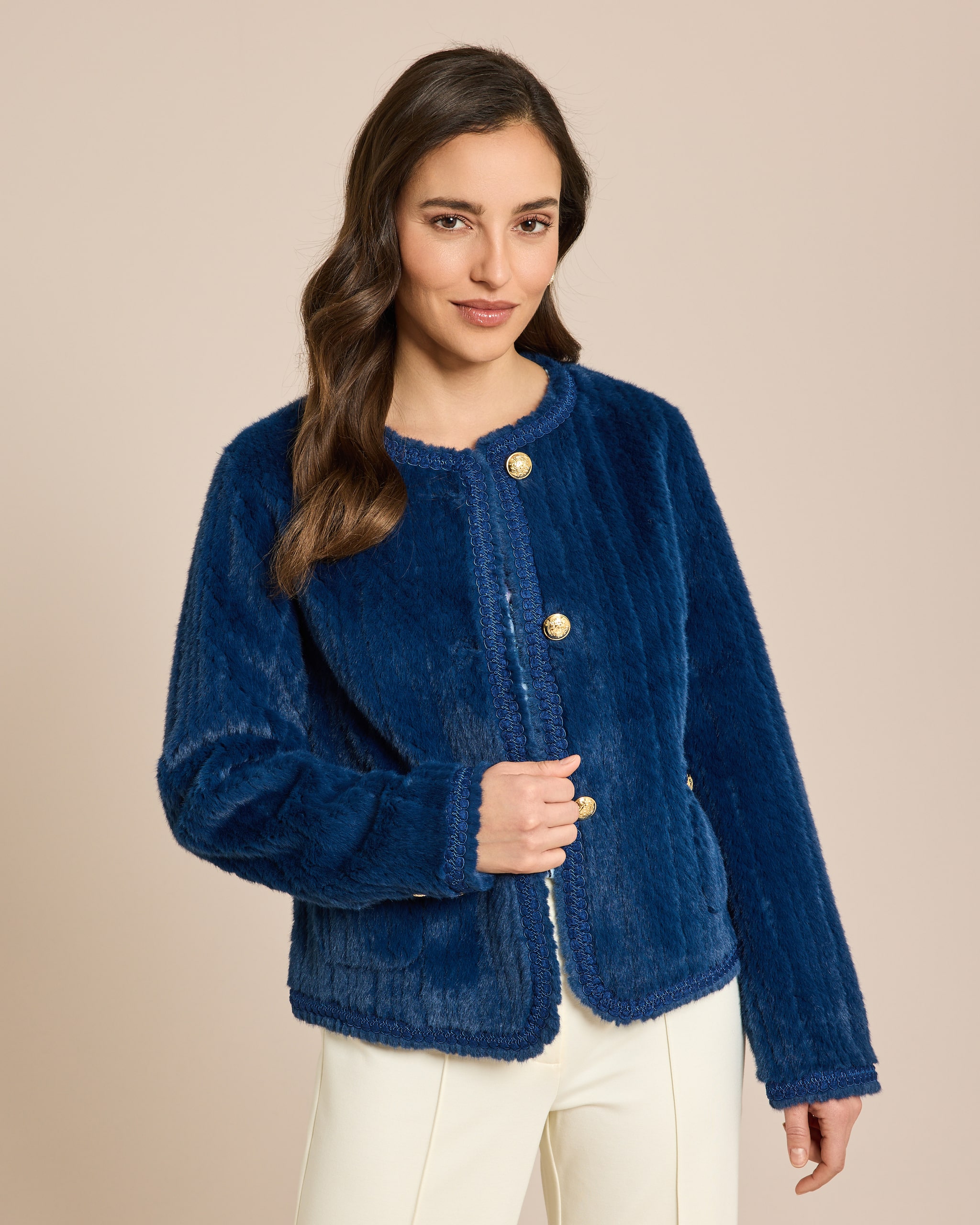 Produktabbildung für Webpelzjacke modische Optik
