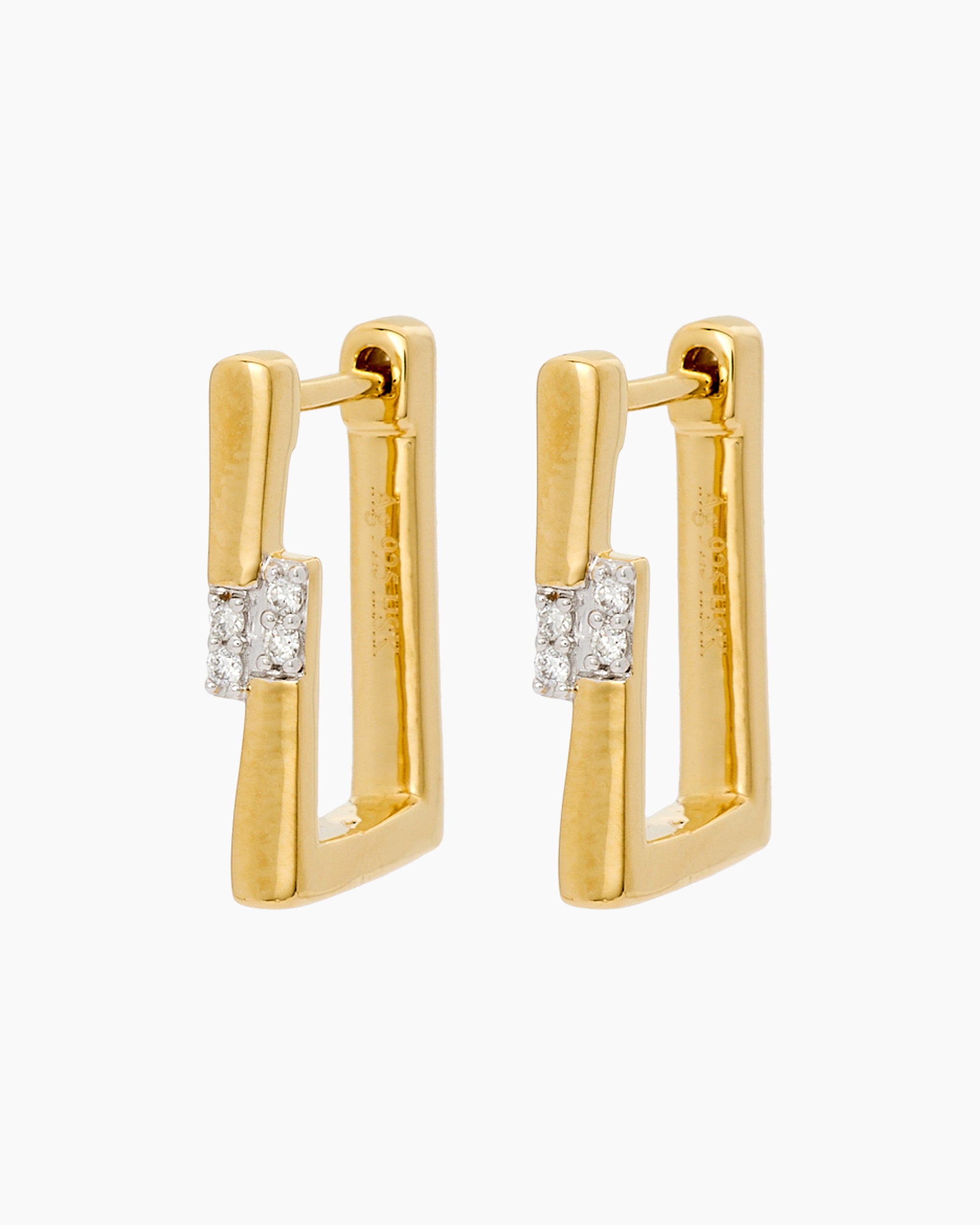 Produktabbildung für Brillant-Creolen, ca. 0,05 ct