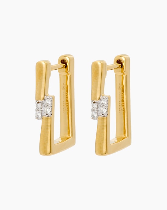 Produktabbildung für Brillant-Creolen, ca. 0,05 ct