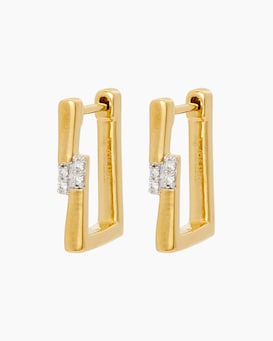 Produktabbildung für Brillant-Creolen, ca. 0,05 ct