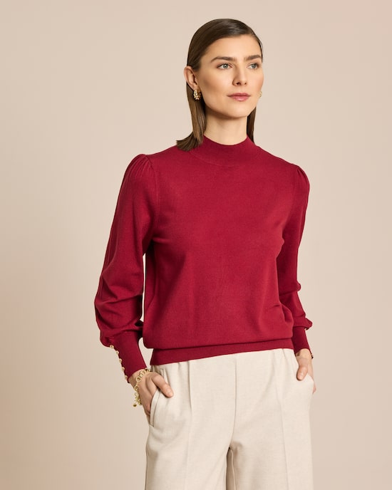 Produktabbildung für Pullover mit Knöpfen