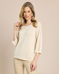 Produktabbildung für Feinstrick-Pullover mit Ajour-Details