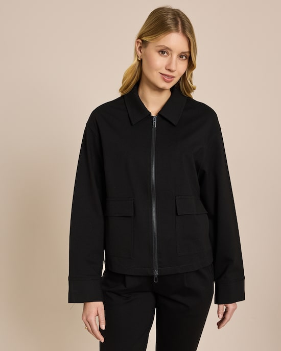 Produktabbildung für Blazer-Jacke mit aufgesetzten Taschen