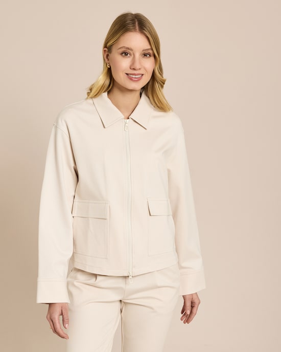 Produktabbildung für Blazer-Jacke mit aufgesetzten Taschen