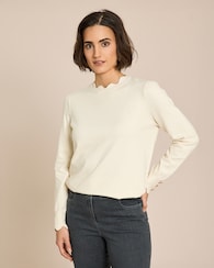 Produktabbildung für Pullover mit Wellenkanten