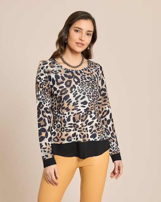 Produktabbildung für Pullover mit Blusendetail