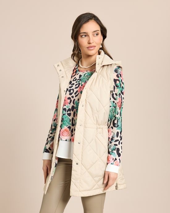 Produktabbildung für Longweste mit Tunnelzug