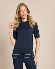 Produktabbildung für Feinstrick Pullover Lyocell