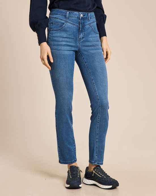 Produktabbildung für Slim Fit Jeans mit Lyocell