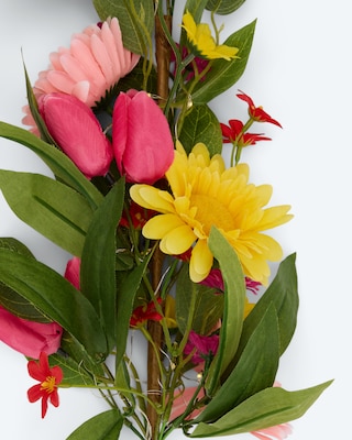 Produktabbildung 3 für LED-Leuchtzweige "Bunte Blumen", 2tlg.