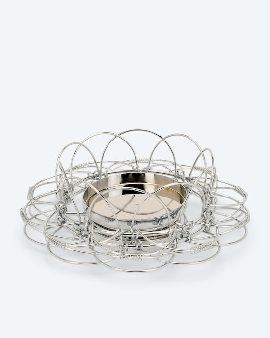 Produktabbildung für Variabler Stumpenkerzenhalter "Blume"