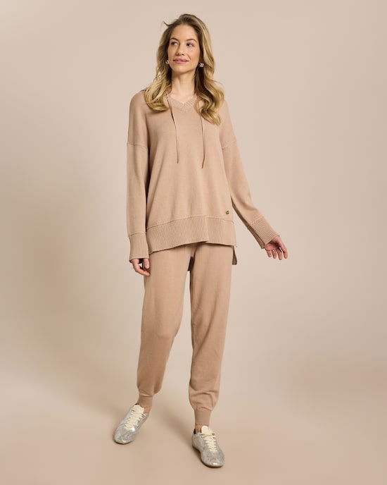 Produktabbildung für 2-teiliges Strickset mit Kapuze