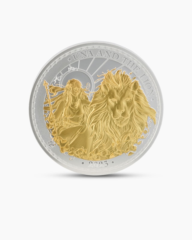 1Oz Silber Una und Löwe
