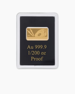 Produktabbildung 1 für Goldmünzbarren 25 Jahre Himmelsscheibe Nebra