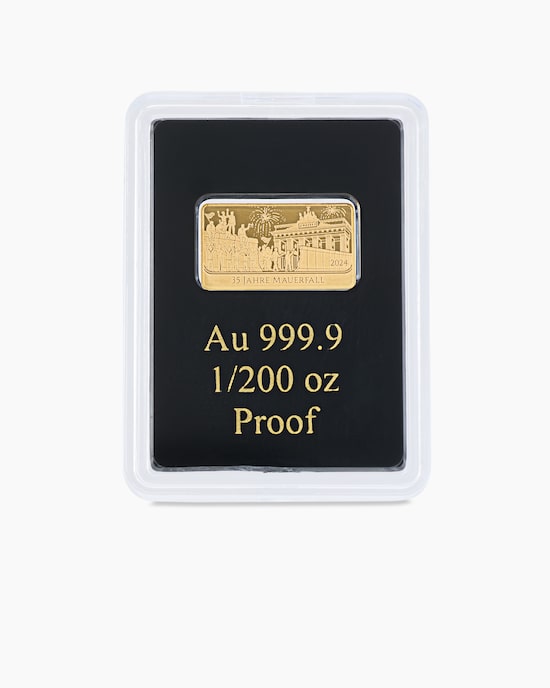 Produktabbildung für Goldbarren 35 Jahre Mauerfall 2024