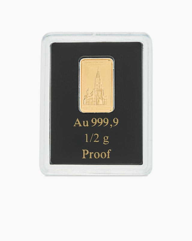 Goldmünzbarren BW Freiburger Münster