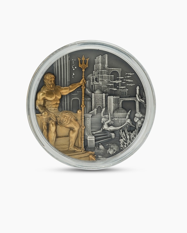 Silbermünze Epic Places Atlantis 2023