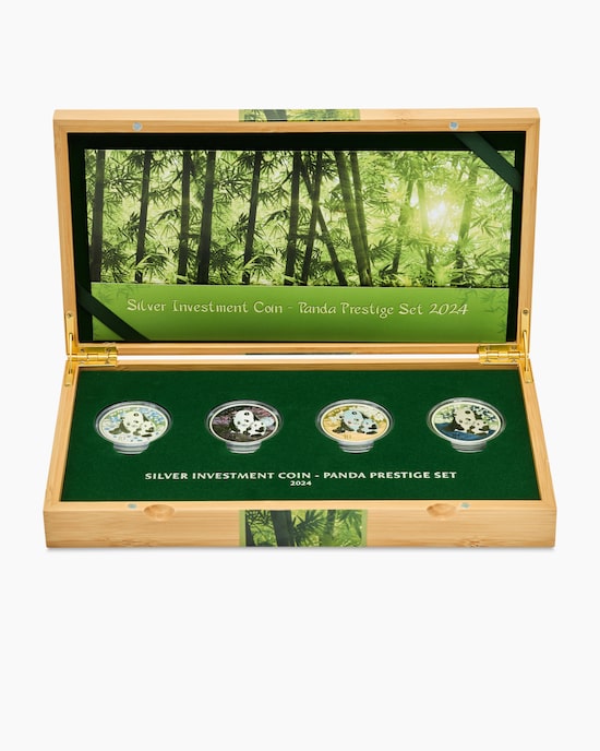 Produktabbildung für Panda Silber Investment Prestige-Set