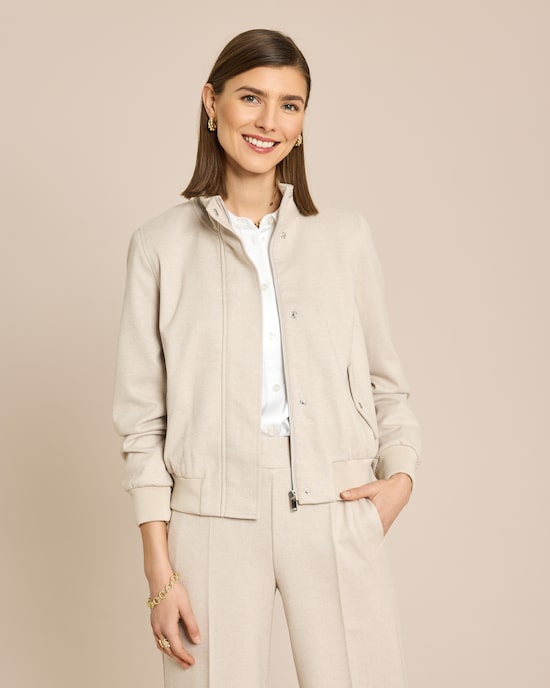 Produktabbildung für Blouson in Fischgrätoptik