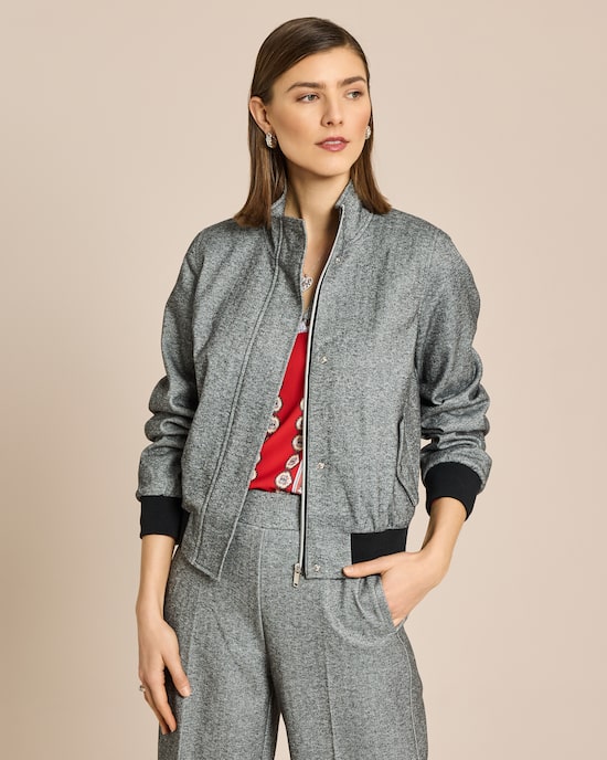 Produktabbildung für Blouson in Fischgrätoptik