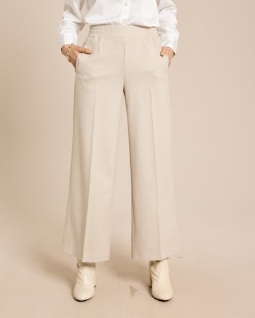 Produktabbildung für Weite Hose in Fischgrätoptik