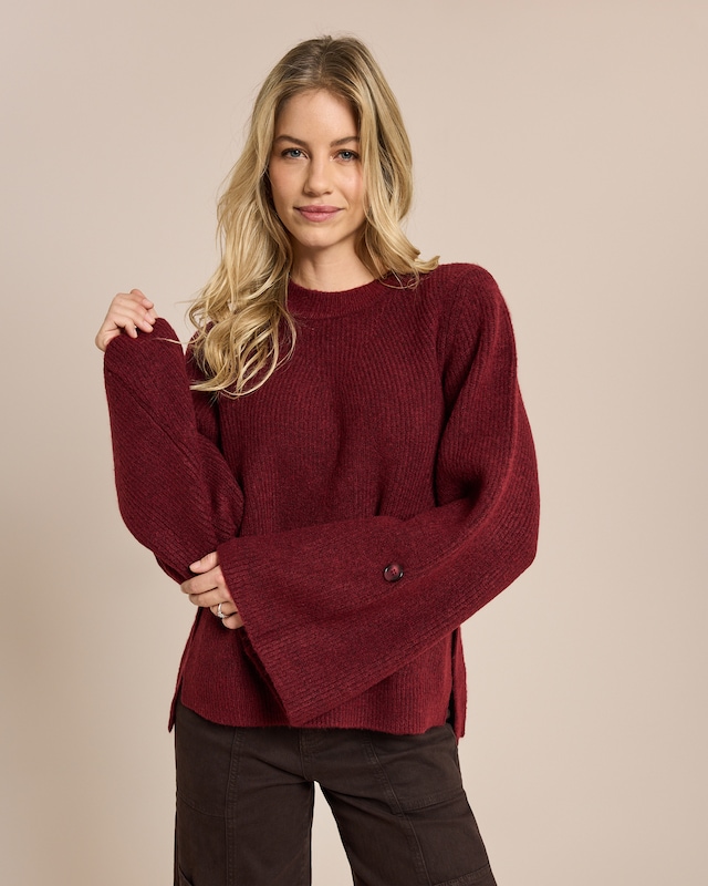 Pullover mit Web-Details