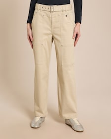Produktabbildung für Straight Leg Hose mit Gürtel