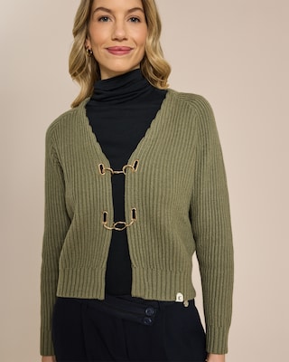 Produktabbildung 5 für Cardigan mit Schnallendetail