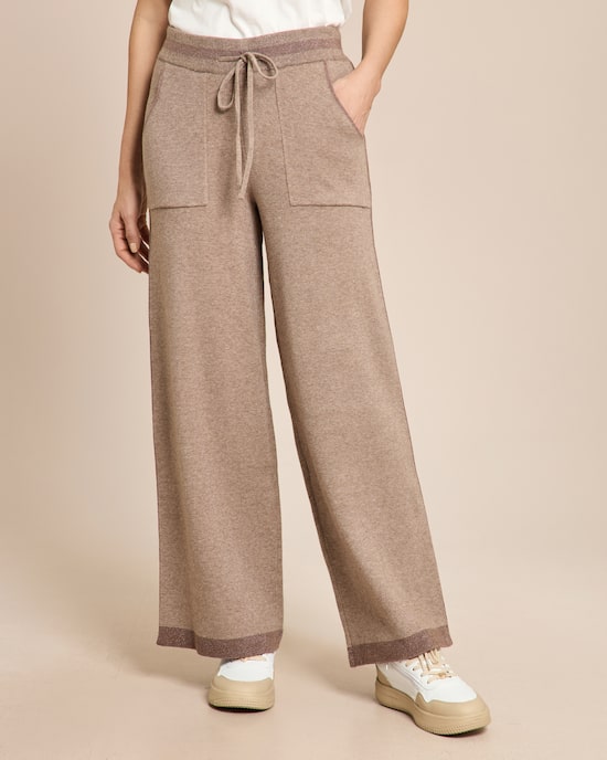 Produktabbildung für Strickhose mit Glitzerdetails