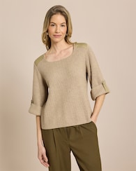 Produktabbildung für Pullover mit Web-Details