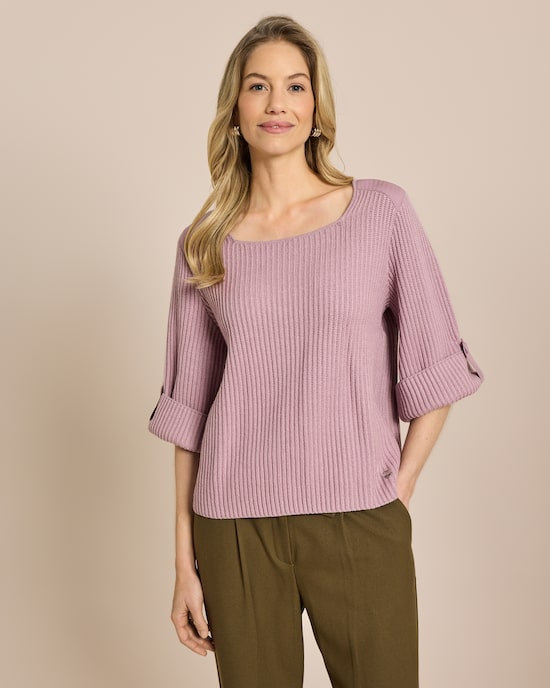 Produktabbildung für Pullover mit Web-Details