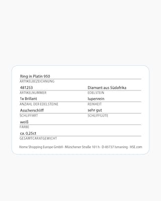 Produktabbildung 2 für Brillantring 0,25 ct
