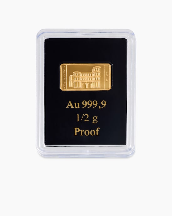 Produktabbildung für Goldmünzbarren RP Porta Nigra Trier
