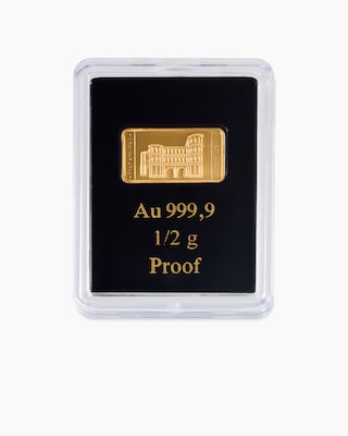 Produktabbildung 1 für Goldmünzbarren RP Porta Nigra Trier