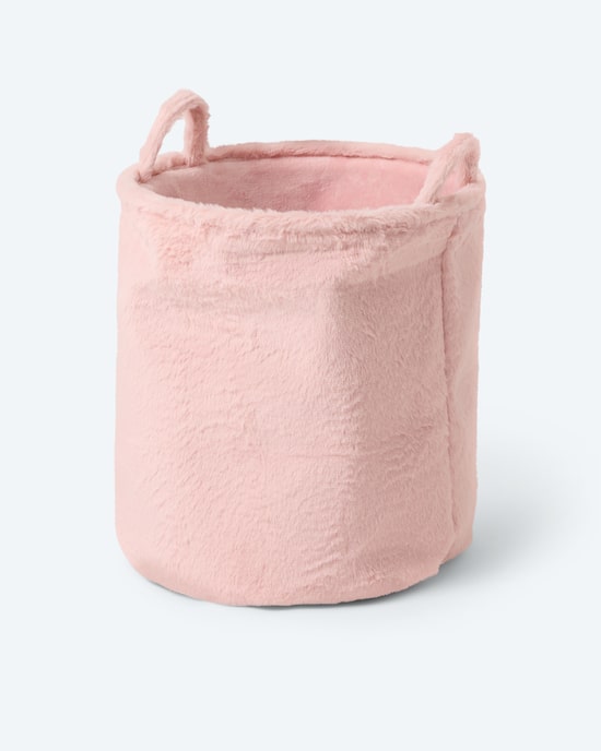 Produktabbildung für Aufbewahrungskorb in Kaninchenfell-Optik