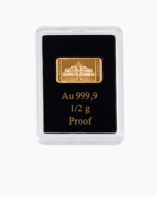 Produktabbildung 1 für Goldmünzbarren SN Semper Oper Dresden