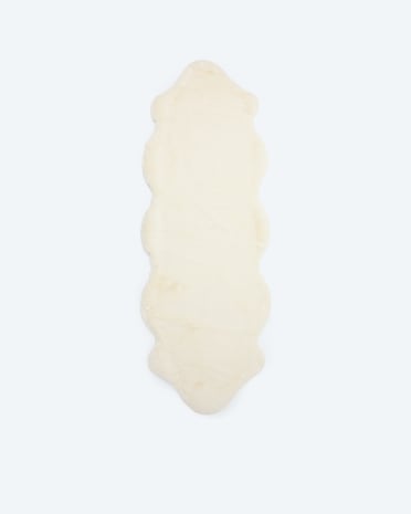 Produktabbildung für Läufer Kaninchenfell-Optik "Esme"